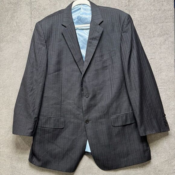 Sartoria Tosi Blazer 44R Black Super 120s Sport Coat Jacket HANDMADE IN‎ Italy